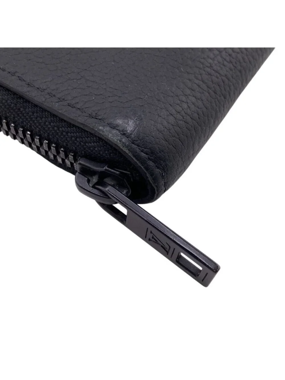 Louis Vuitton Wallet Zippy Vertical LV Aerogram Card Coin Purse Black